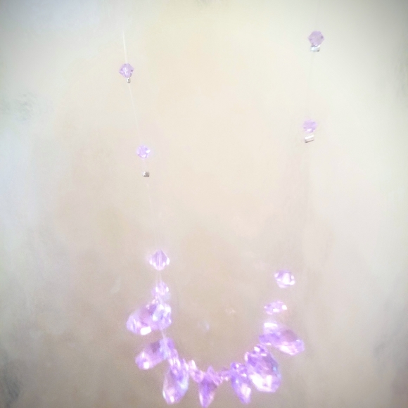 Vintage Retro Crystal Necklace & Earring Set - Picture 3 of 8